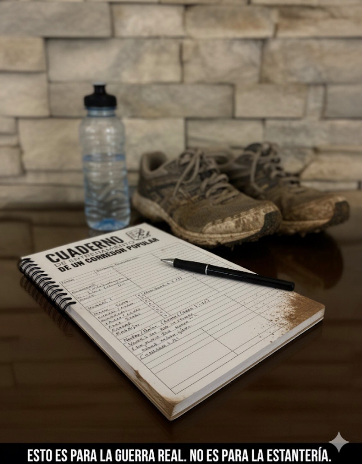 Cuaderno y barro