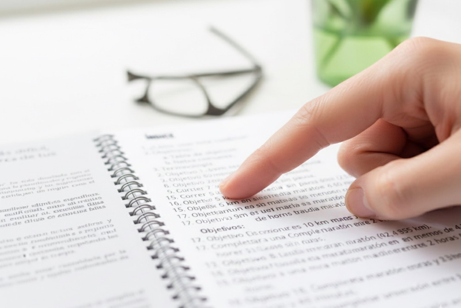 indice del cuaderno